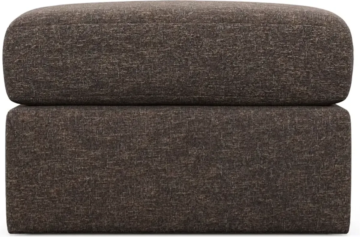 Nest Hybrid Comfort Tall Ottoman - M Walnut