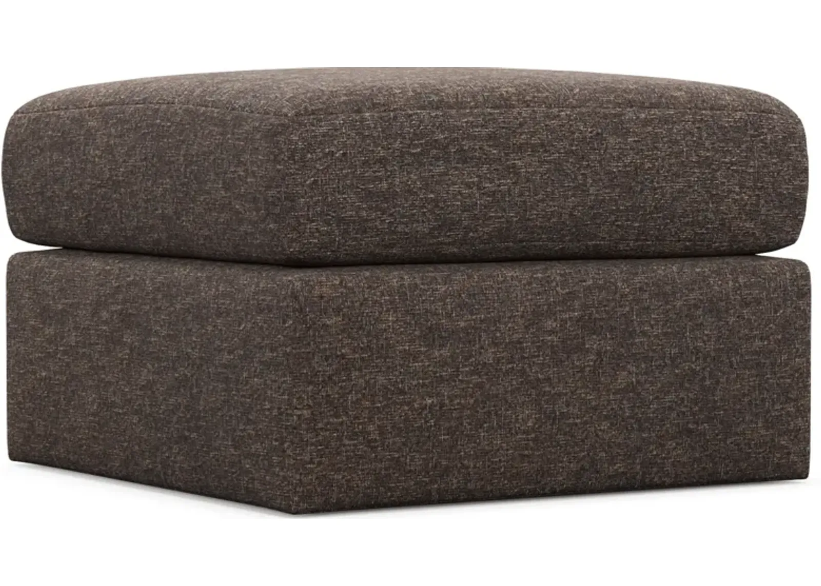 Nest Hybrid Comfort Tall Ottoman - M Walnut