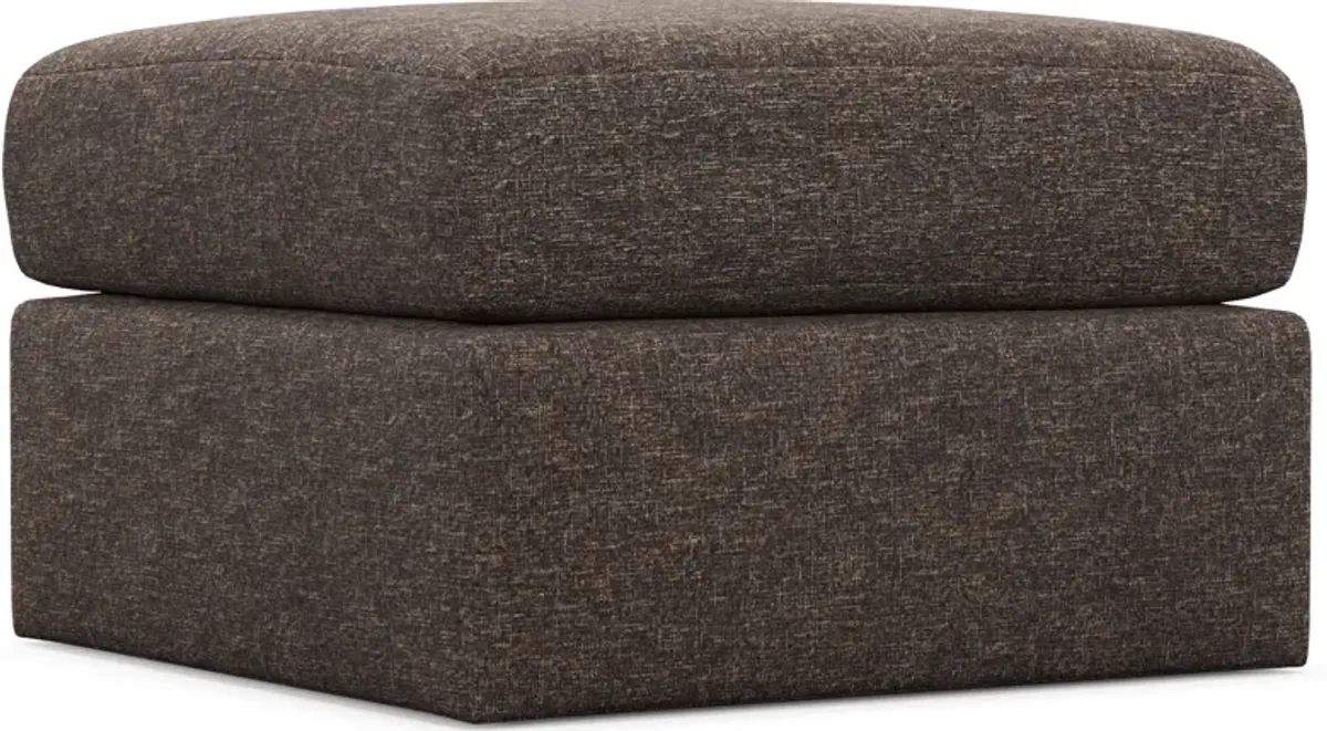 Nest Hybrid Comfort Tall Ottoman - M Walnut