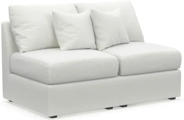 Nest Hybrid Comfort Armless Loveseat - Contessa Vanilla
