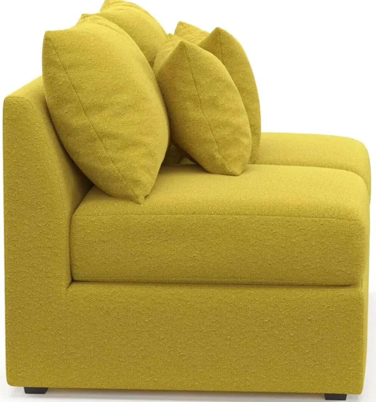 Nest Hybrid Comfort Armless Loveseat - Bloke Goldenrod