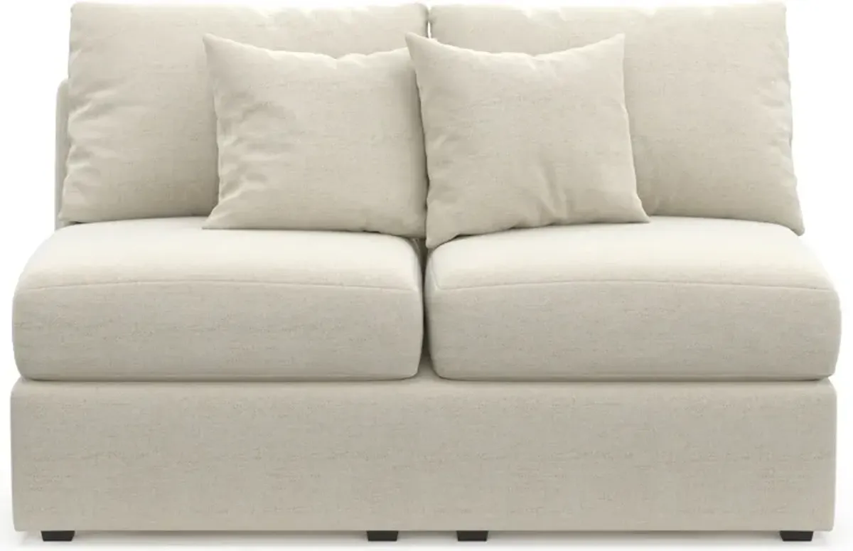 Nest Hybrid Comfort Armless Loveseat - Curious Pearl