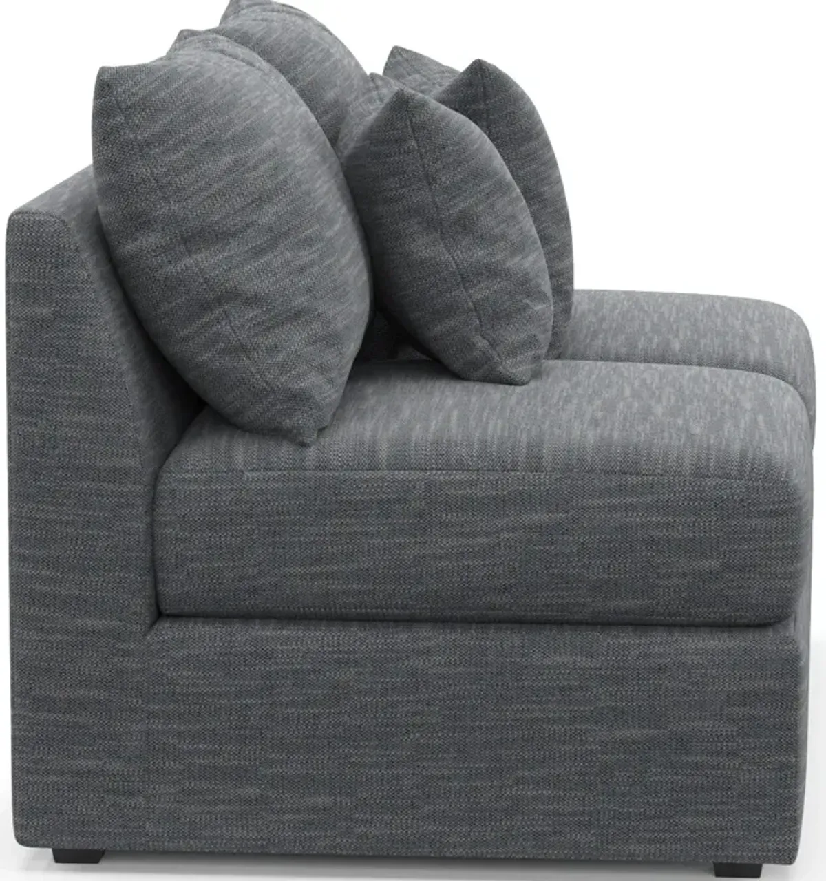 Nest Hybrid Comfort Armless Loveseat - Dudley Indigo