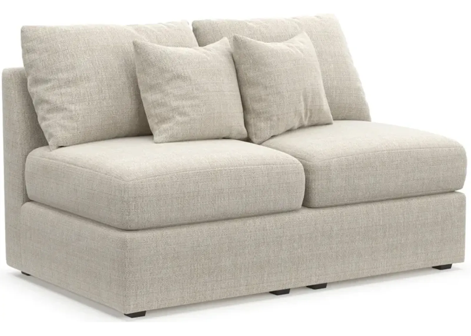 Nest Hybrid Comfort Armless Loveseat - Mason Porcelain