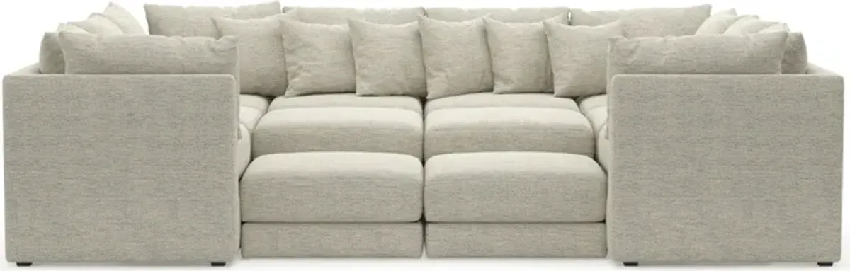 Nest 7-Piece Pit Hybrid Comfort Sectional - Merino Chalk