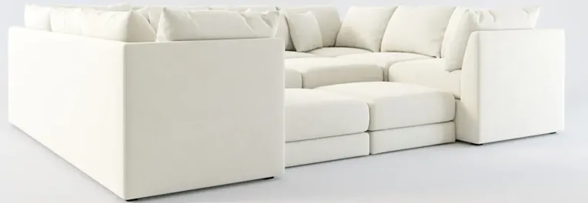 Nest Hybrid Comfort 7-Piece Pit Sectional - Anders Ivory