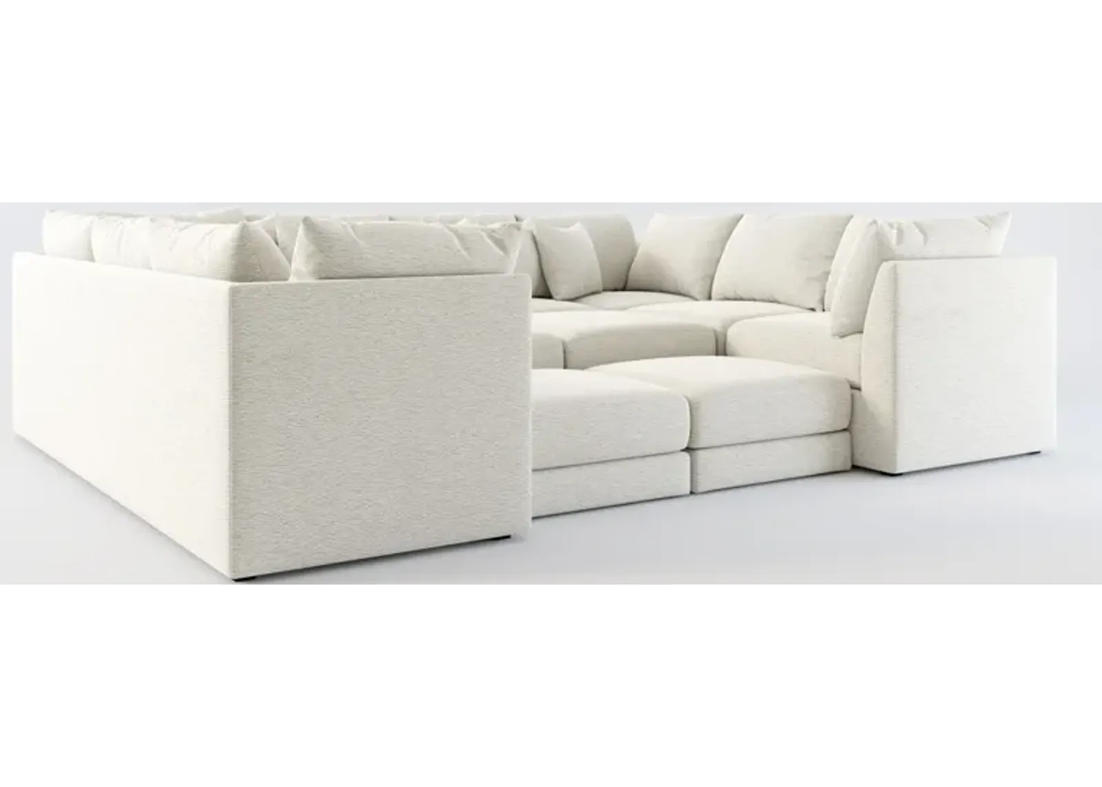 Nest Hybrid Comfort 7-Piece Pit Sectional - Everton Grey