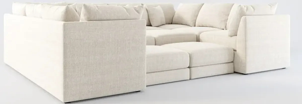 Nest Hybrid Comfort 7-Piece Pit Sectional - Mason Porcelain