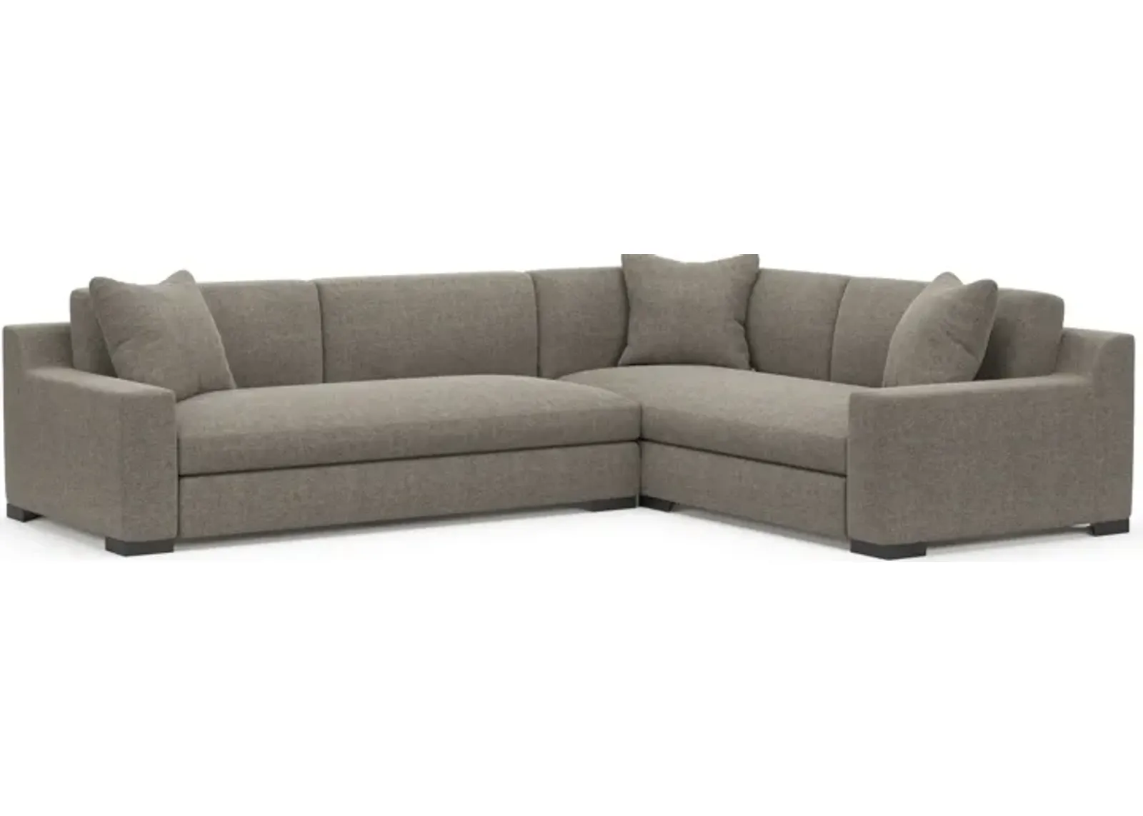 Ethan Hybrid Comfort Eco Performance 2-Piece Sectional - Bridger Metal