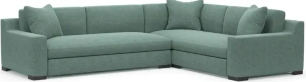 Ethan Hybrid Comfort Eco Performance 2-Piece Sectional - Bridger Jade