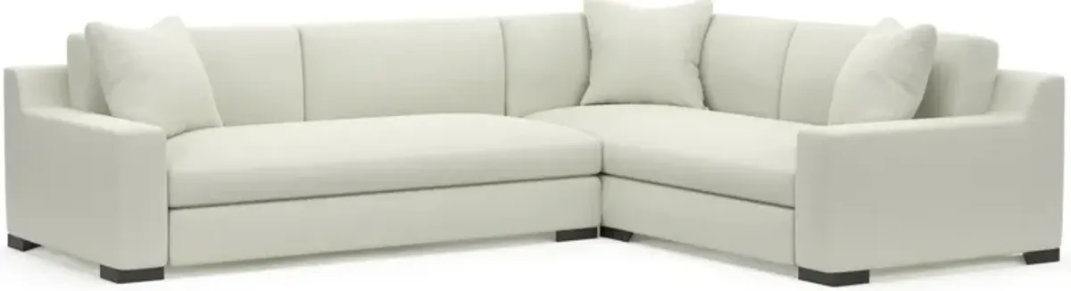 Ethan Hybrid Comfort Eco Performance 2-Piece Sectional - Liv Arctic