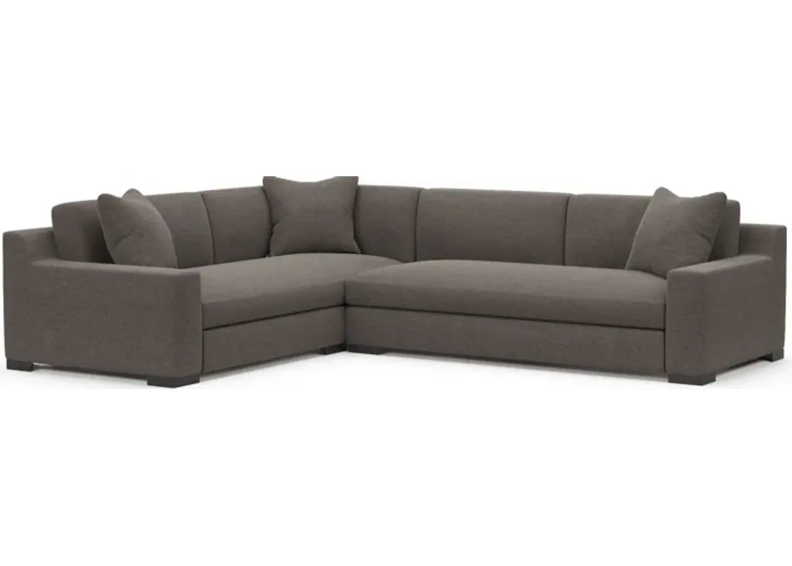 Ethan Hybrid Comfort Eco Performance 2-Piece Sectional - Presidio Steel