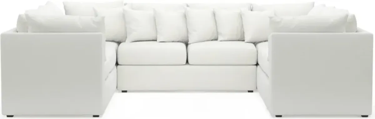 Nest Hybrid Comfort 3-Piece Pit Sectional - Contessa Vanilla