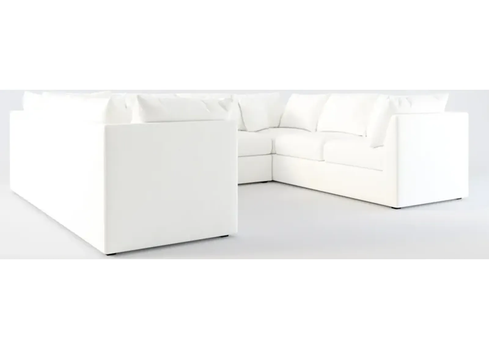 Nest Hybrid Comfort 3-Piece Pit Sectional - Contessa Vanilla