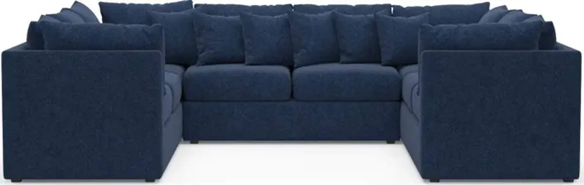 Nest Hybrid Comfort 3-Piece Pit Sectional - Oslo Navy