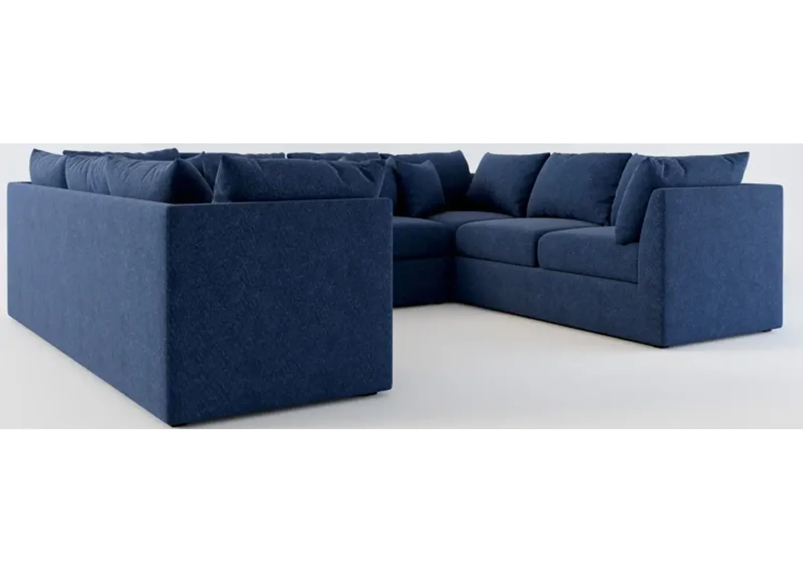 Nest Hybrid Comfort 3-Piece Pit Sectional - Oslo Navy