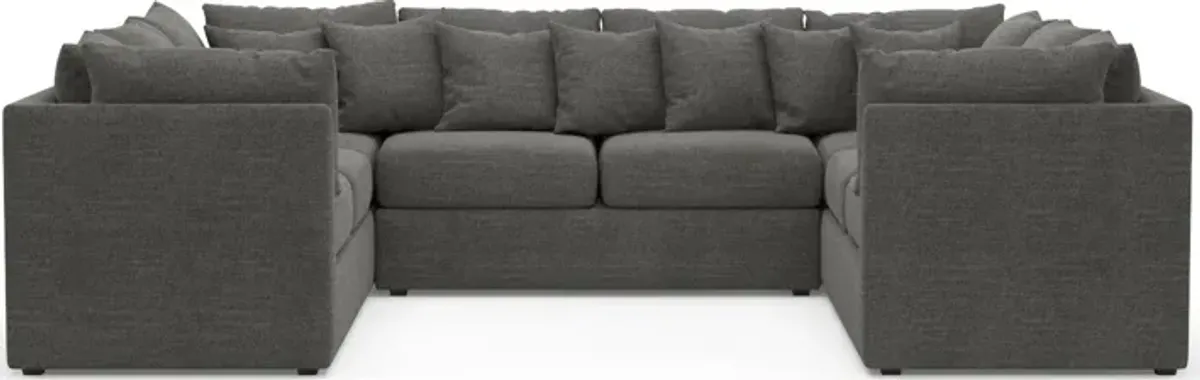 Nest Hybrid Comfort 3-Piece Pit Sectional - Curious Charcoal