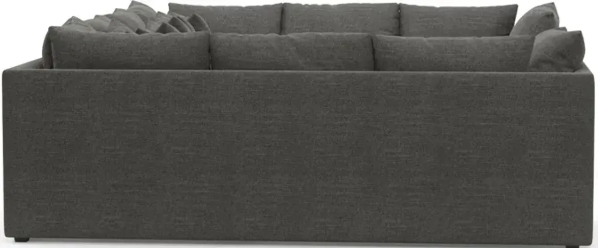 Nest Hybrid Comfort 3-Piece Pit Sectional - Curious Charcoal