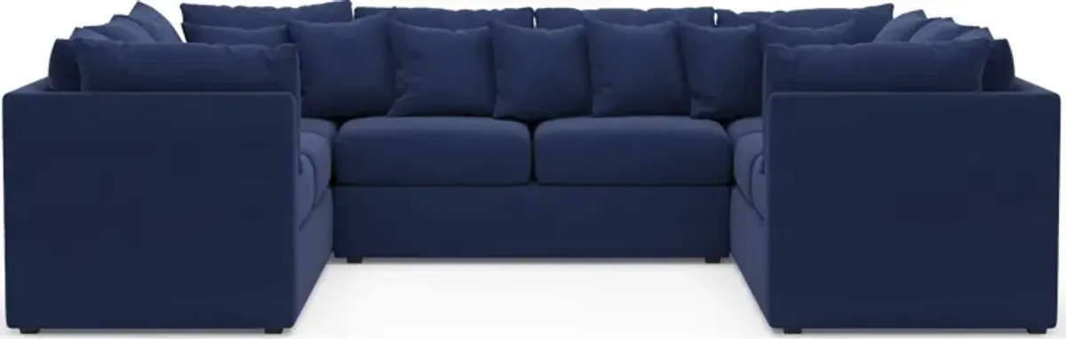 Nest Hybrid Comfort 3-Piece Pit Sectional - Abington Indigo