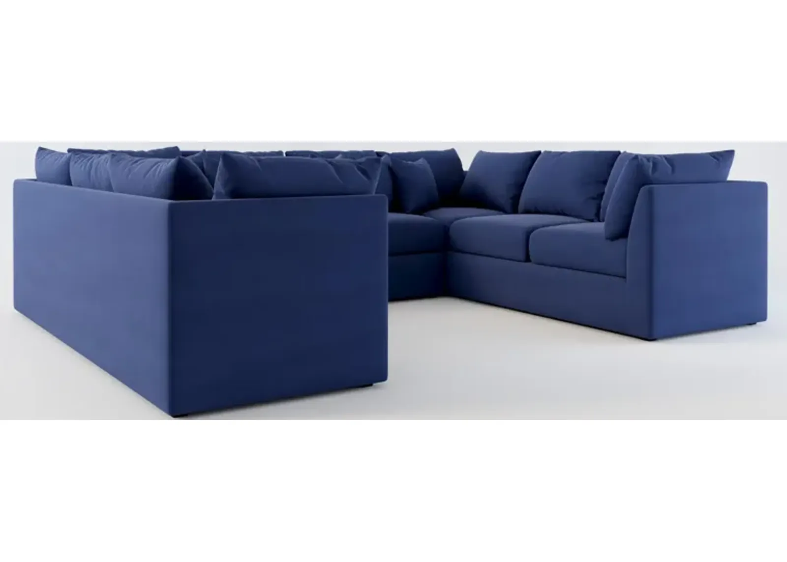 Nest Hybrid Comfort 3-Piece Pit Sectional - Abington Indigo