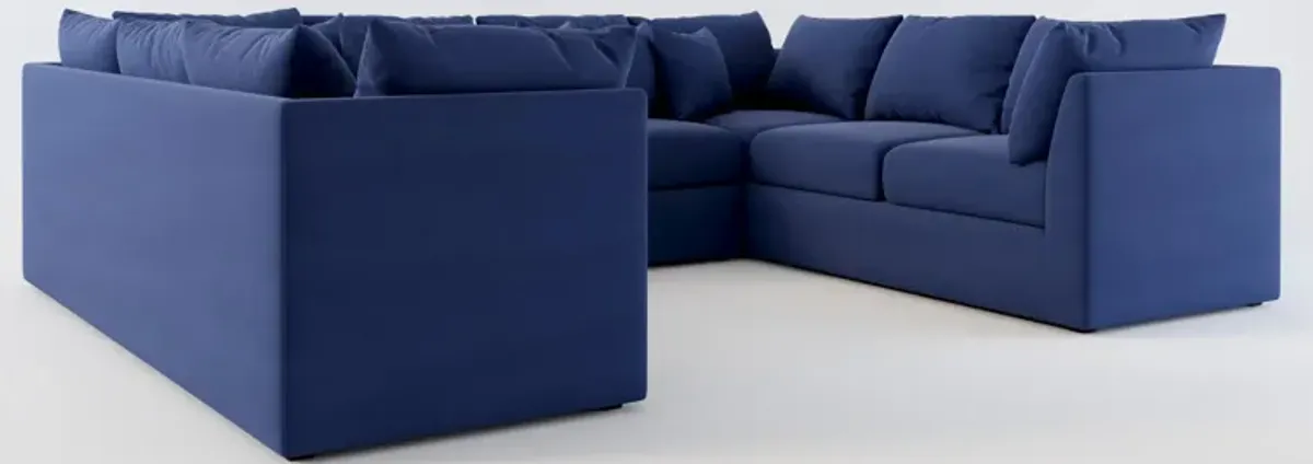 Nest Hybrid Comfort 3-Piece Pit Sectional - Abington Indigo