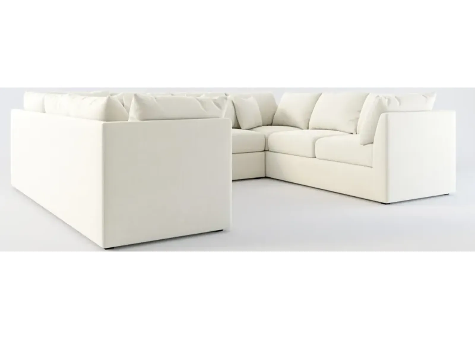 Nest Hybrid Comfort 3-Piece Pit Sectional - Anders Ivory