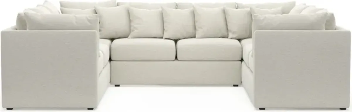 Nest Hybrid Comfort 3-Piece Pit Sectional - Living Large White