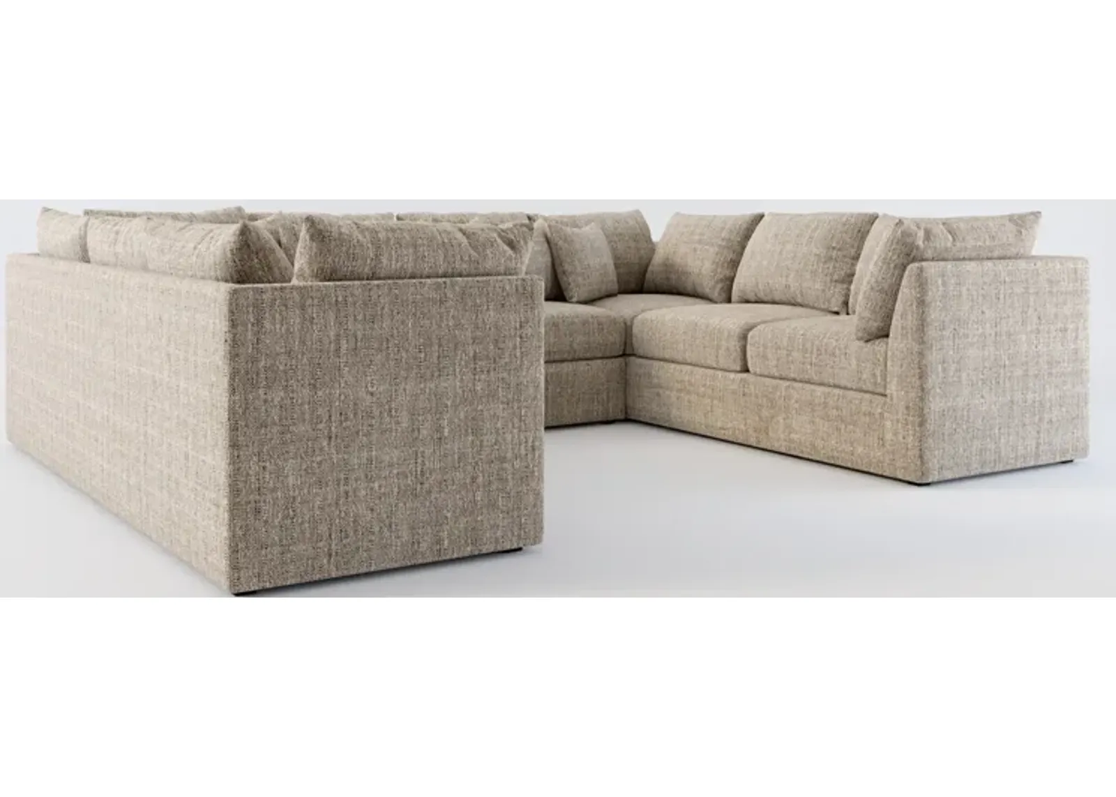 Nest Hybrid Comfort 3-Piece Pit Sectional - Mason Flint