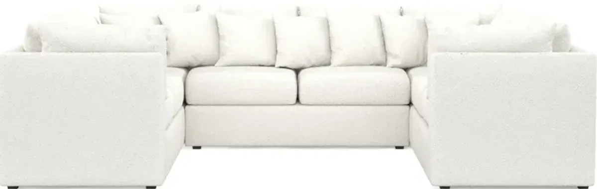 Nest Hybrid Comfort 3-Piece Pit Sectional - Bloke Snow