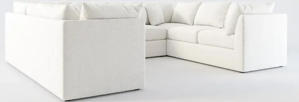 Nest Hybrid Comfort 3-Piece Pit Sectional - Bloke Snow