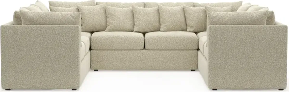 Nest Hybrid Comfort 3-Piece Pit Sectional - Bloke Cotton