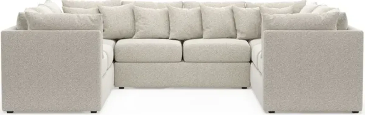 Nest Hybrid Comfort 3-Piece Pit Sectional - Muse Stone