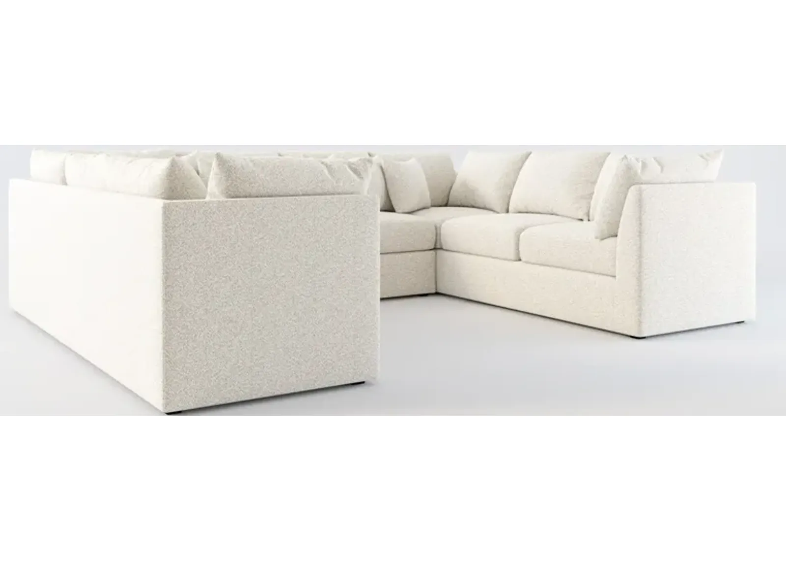 Nest Hybrid Comfort 3-Piece Pit Sectional - Muse Stone