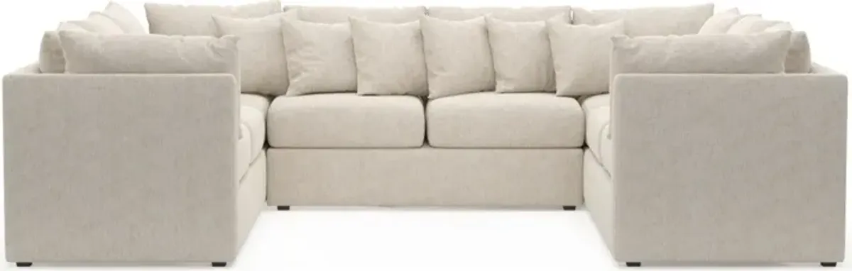 Nest Hybrid Comfort 3-Piece Pit Sectional - M Ivory