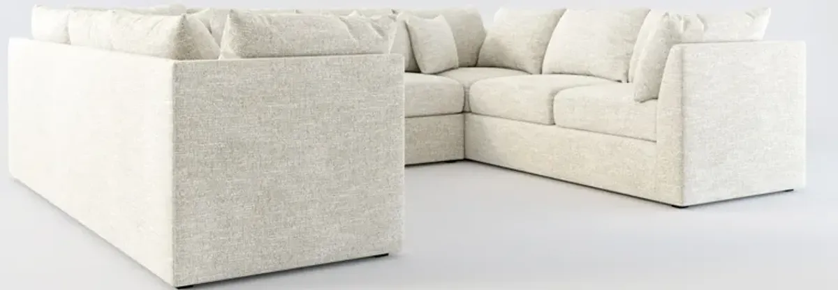 Nest Hybrid Comfort 3-Piece Pit Sectional - M Ivory