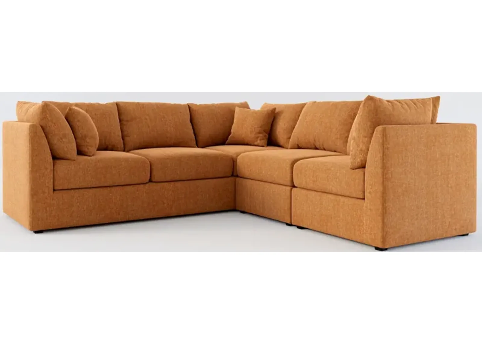 Nest Hybrid Comfort 3-Piece Small Sectional - Contessa Ginger