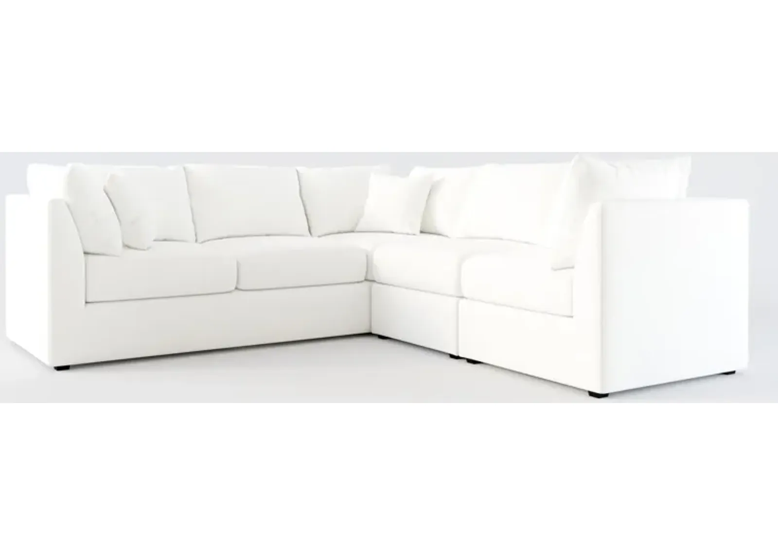 Nest Hybrid Comfort 3-Piece Small Sectional - Contessa Vanilla