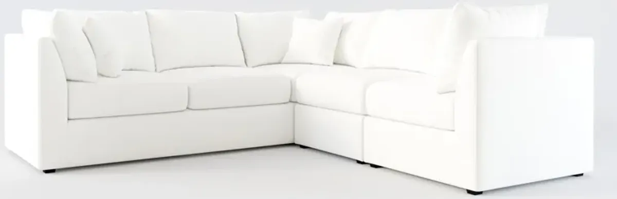 Nest Hybrid Comfort 3-Piece Small Sectional - Contessa Vanilla