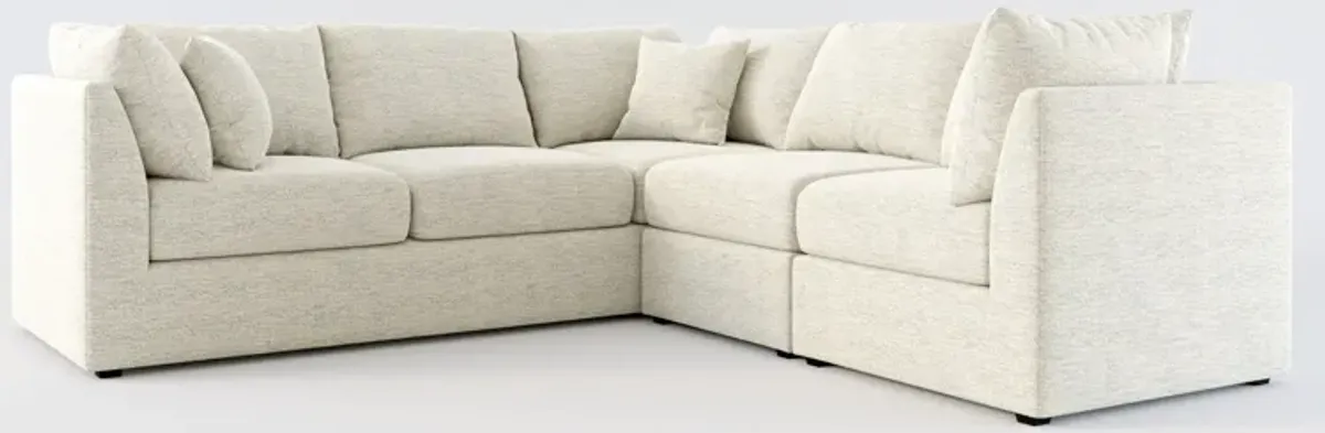 Nest 3-Piece Hybrid Comfort Small Sectional - Merino Chalk