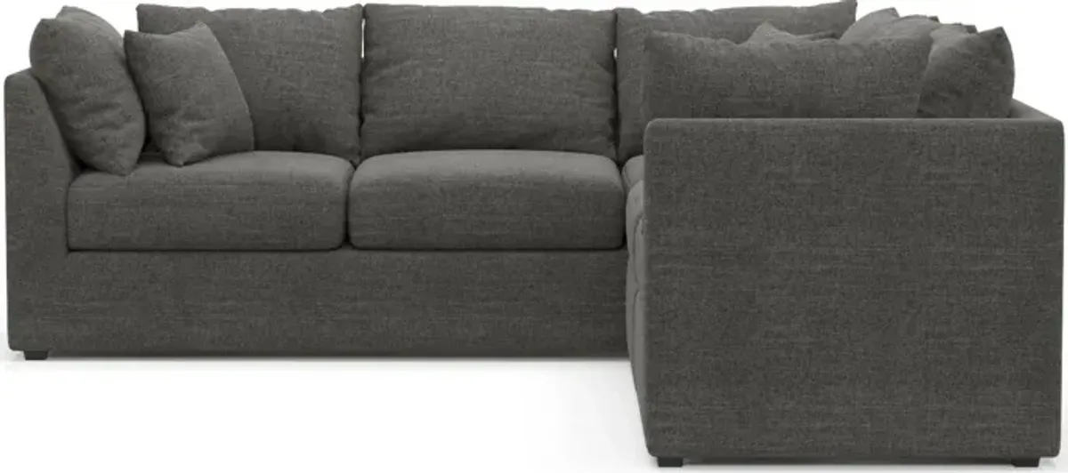 Nest Hybrid Comfort 3-Piece Small Sectional - Curious Charcoal