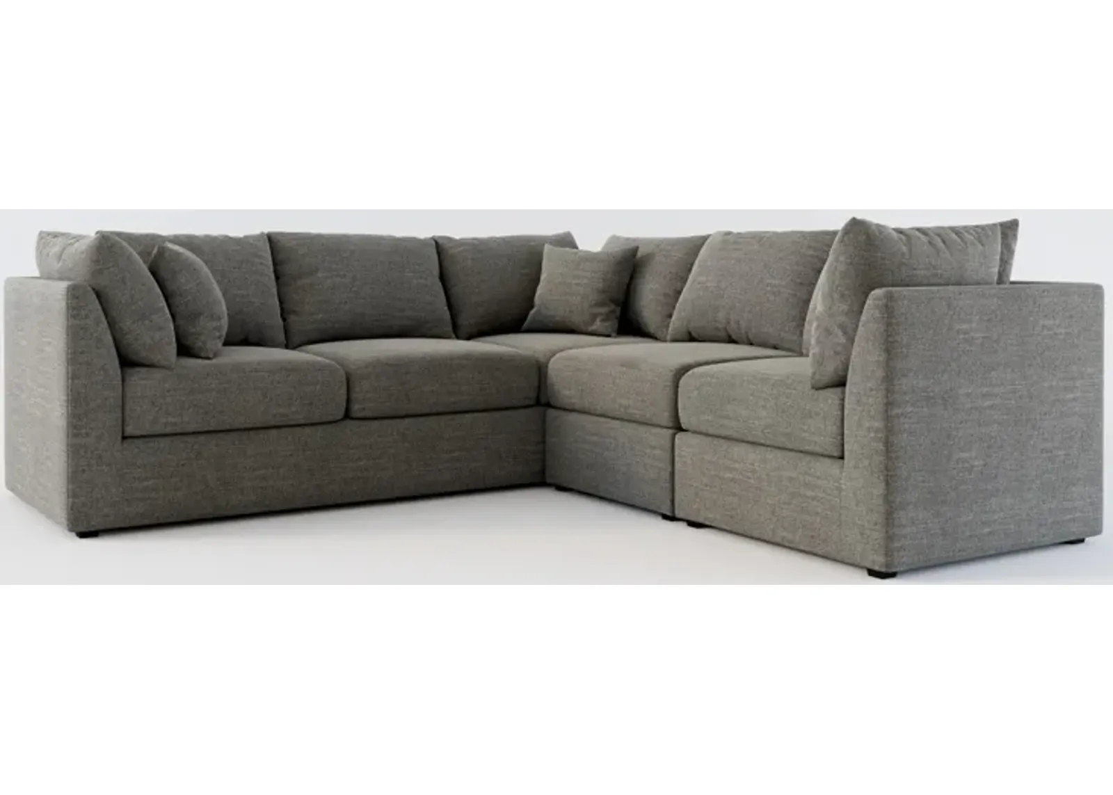 Nest Hybrid Comfort 3-Piece Small Sectional - Curious Charcoal