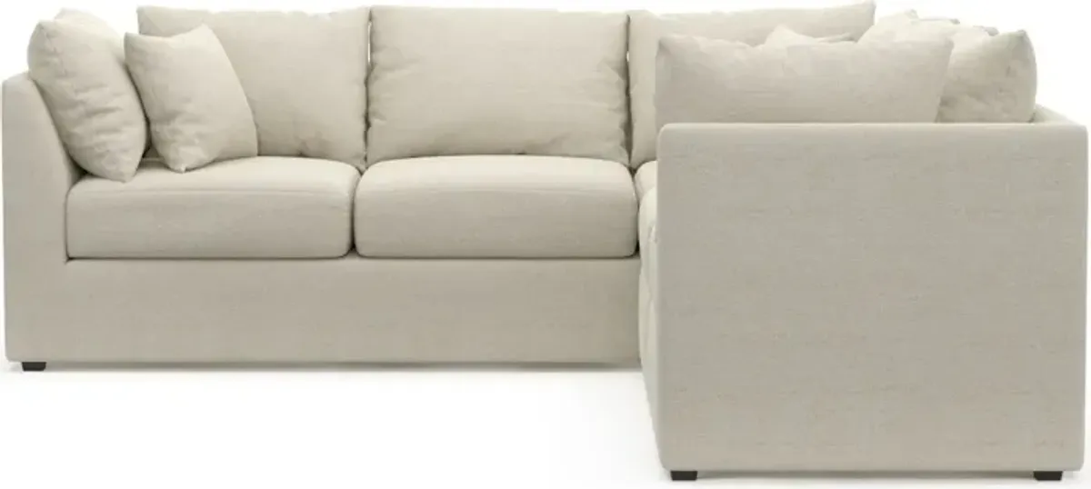 Nest Hybrid Comfort 3-Piece Small Sectional - Curious Pearl