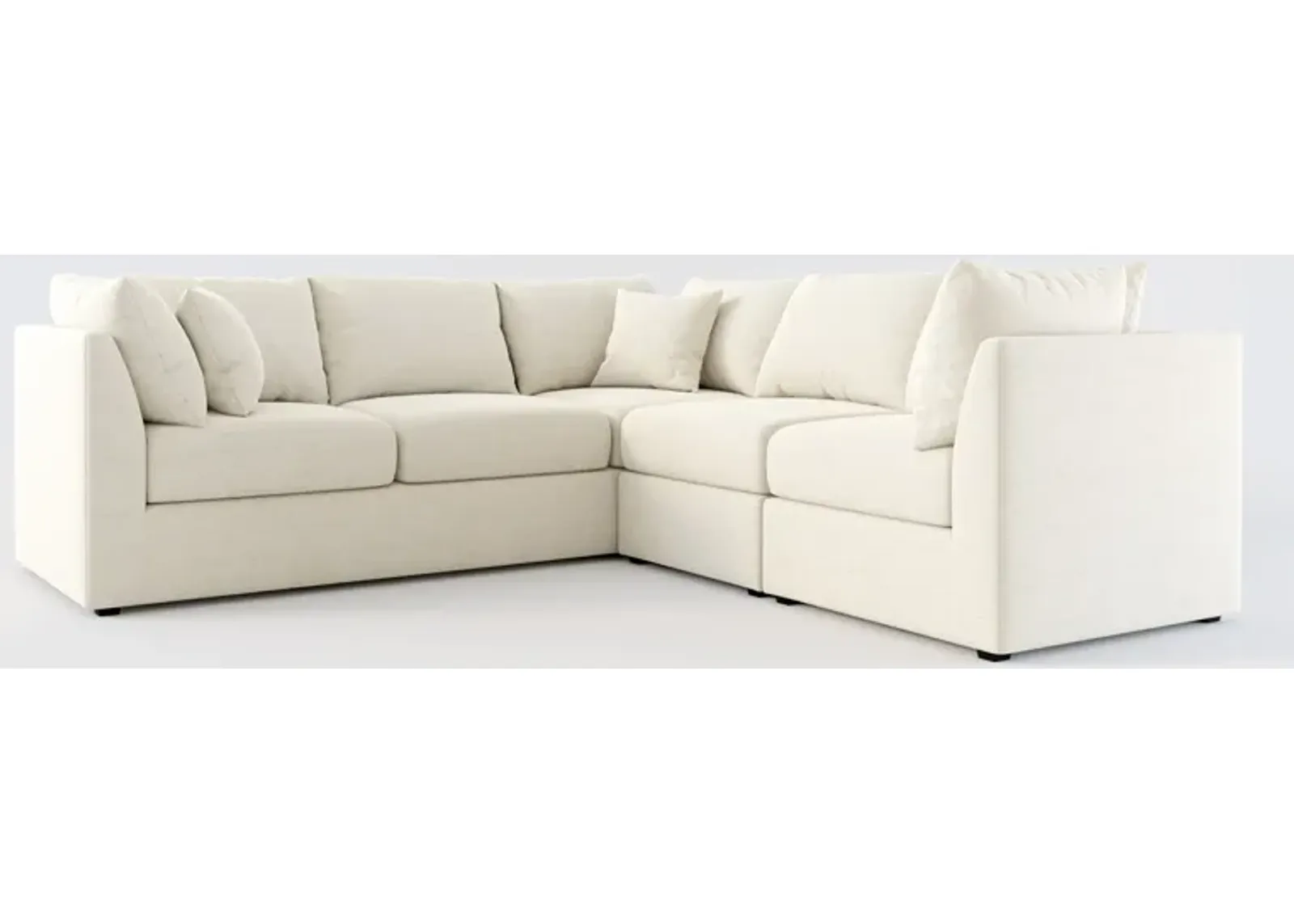 Nest Hybrid Comfort 3-Piece Small Sectional - Curious Pearl