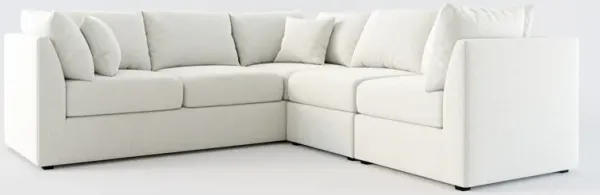 Nest Hybrid Comfort 3-Piece Small Sectional - Oslo Snow