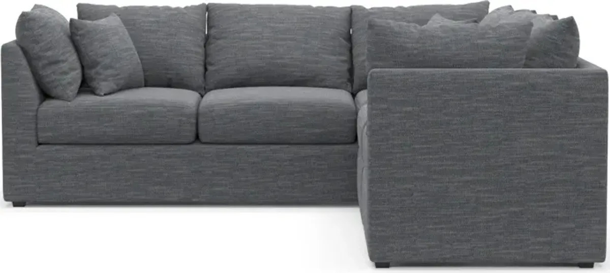 Nest Hybrid Comfort 3-Piece Small Sectional - Dudley Indigo