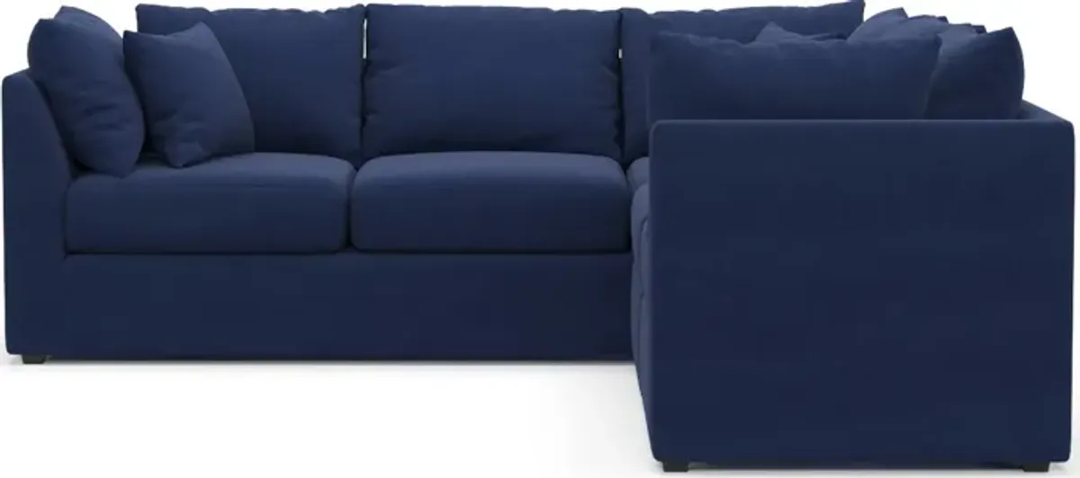 Nest Hybrid Comfort 3-Piece Small Sectional - Abington Indigo