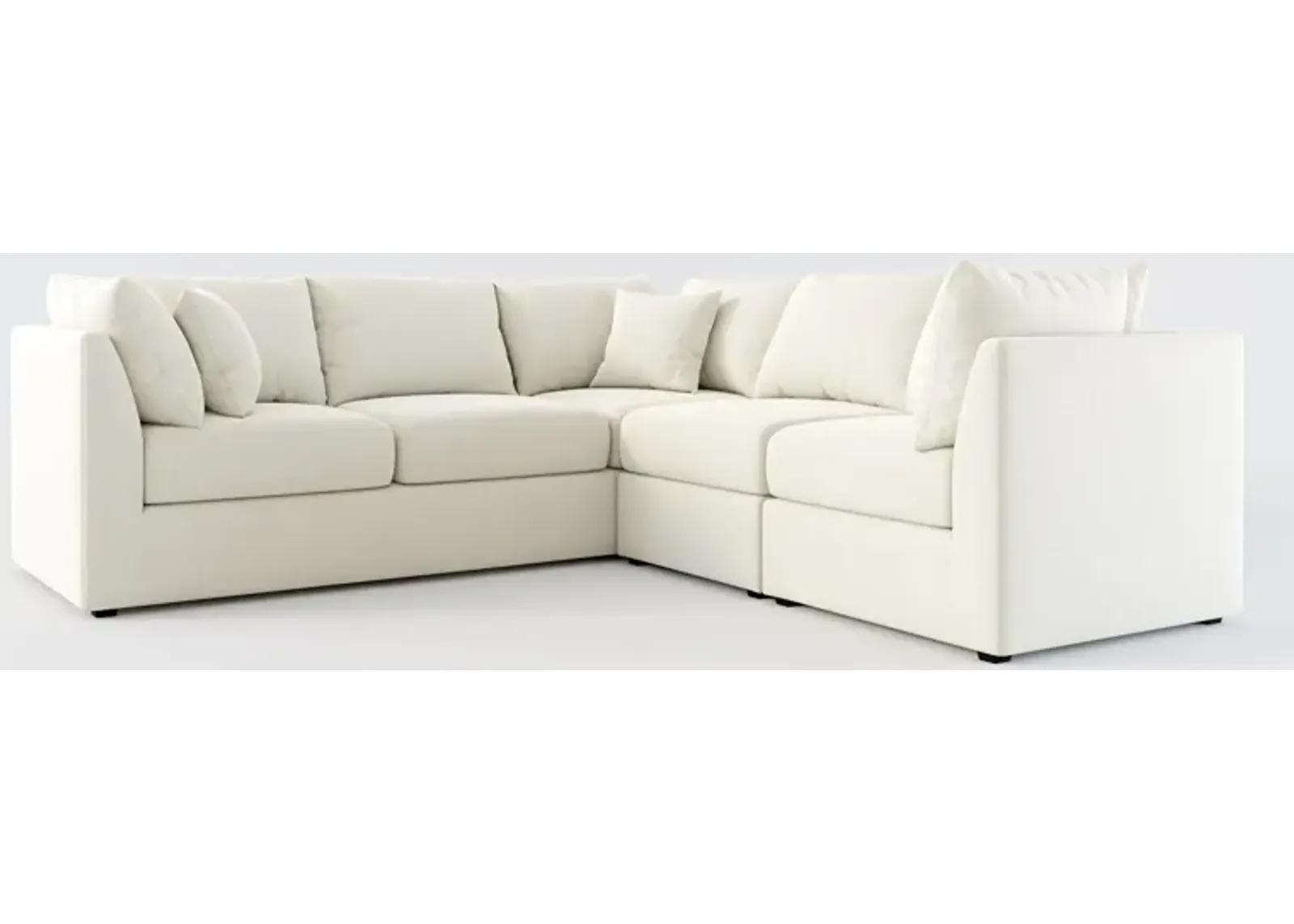 Nest Hybrid Comfort 3-Piece Small Sectional - Anders Ivory