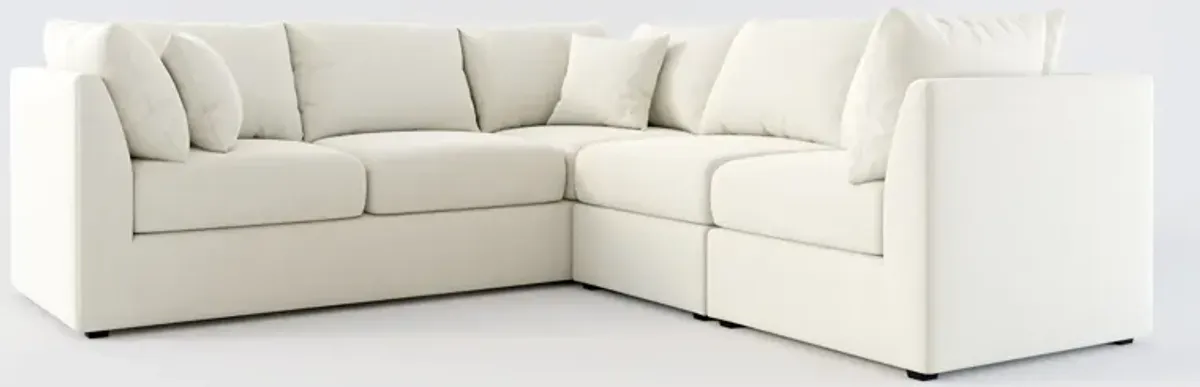 Nest Hybrid Comfort 3-Piece Small Sectional - Anders Ivory