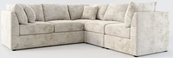 Nest Hybrid Comfort 3-Piece Small Sectional - Hearth Cement