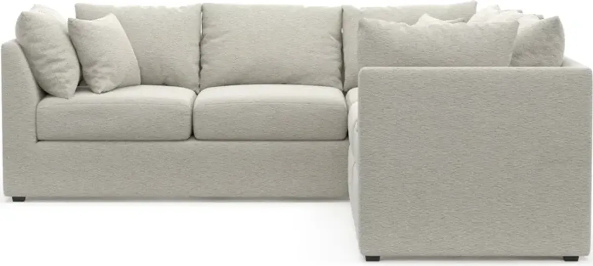 Nest Hybrid Comfort 3-Piece Small Sectional - Everton Grey